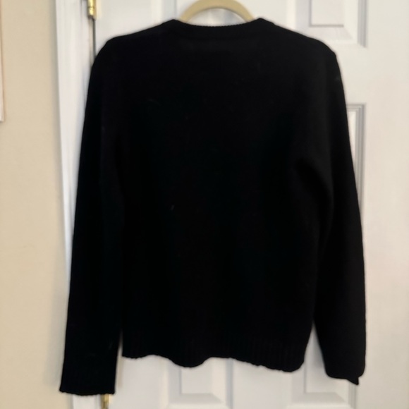 Zadig & Voltaire Women's Black Delly Flash Lightning Bolt Cashmere Sweat… - Picture 3 of 4